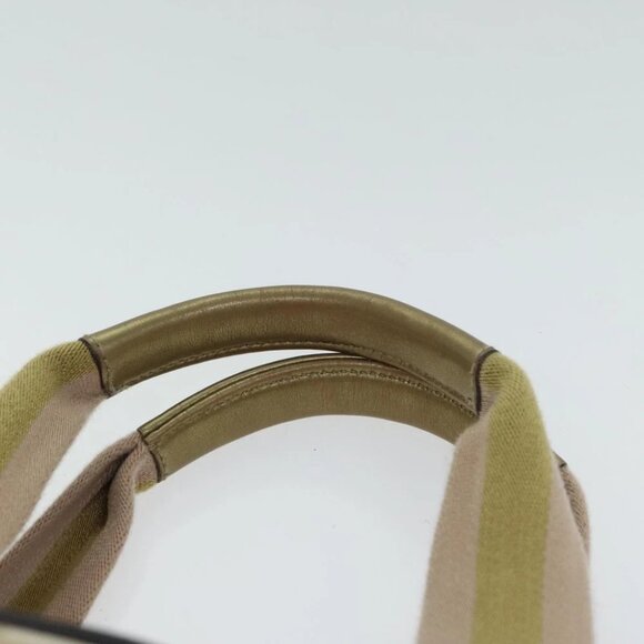 GUCCI GG Canvas Sherry Line Tote Bag Gold Pink Silver 131231 Auth ki5011 - Picture 10 of 16